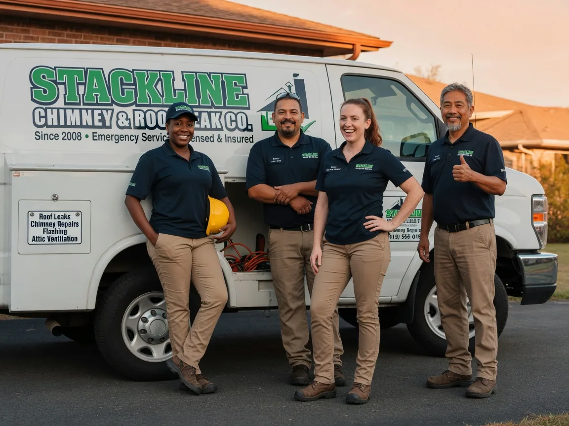 Chimney flashing repair company in Dayton, TX